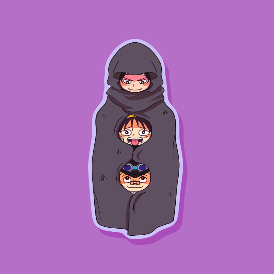 Trio Brothers Sticker